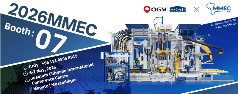 Công ty TNHH Quangong Machinery chuẩn bị giới thiệu các giải pháp máy gạch hiệu suất cao tại Triển lãm MMEC 2026